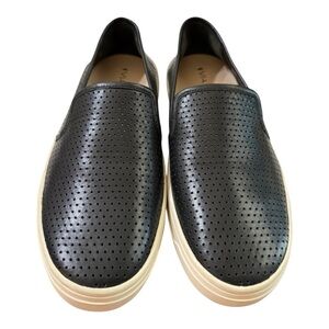 Via Spiga Black Perforated Slip-On Sneakers – Approx. Women’s Size 8